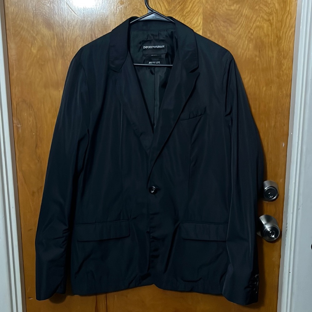 Emporia Armani Johnny Line Rain Coat Blazer